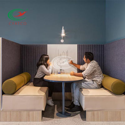 Qualità  Multicolor Wavy Polyester Fiber Acoustic Panel Moistureproof fabbrica