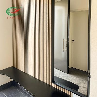 la quercia acustica di legno di 2400X600mm riveste multiuso di pannelli a prova d'umidità