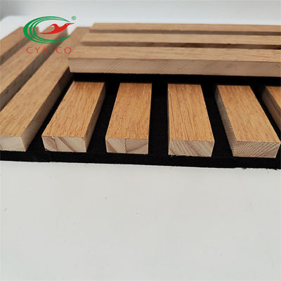 Pannelli di parete di legno acustici della quercia dell'ufficio, pannelli di legno dell'isolamento acustico di Multiscene