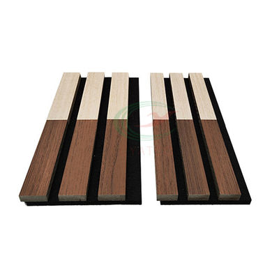 Il pannello acustico sano di legno del FSC impiallaccia Mildewproof per il salone