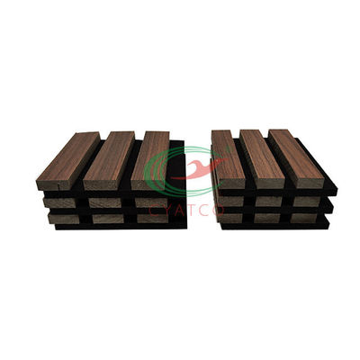 Il legno fonoassorbente del soffitto insipido riveste Mildewproof di pannelli non tossico