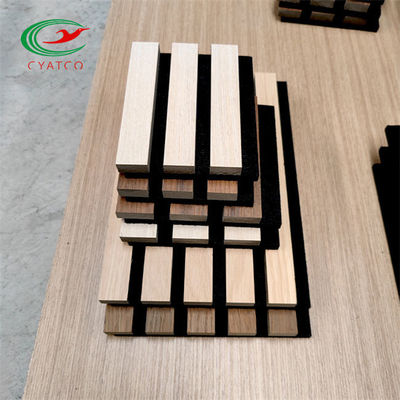 Stecca di legno sana insipida del pannello acustico per la parete della decorazione interna