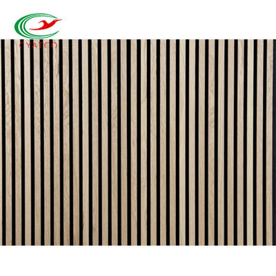 Il calore di legno acustico insonorizzato del pannello di parete ha isolato 2400x600mm