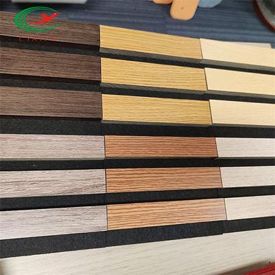 Pannelli di legno acustici inoffensivi non tossici della stecca, stecche acustiche ignifughe del soffitto
