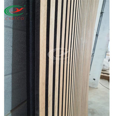 Soffitto di legno acustico insipido a prova di fuoco, pannello acustico fonoassorbente inodoro