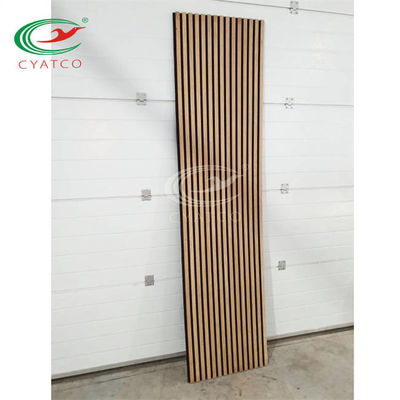 Soffitto di legno acustico insipido a prova di fuoco, pannello acustico fonoassorbente inodoro
