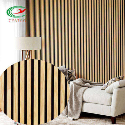 Soffitto di legno acustico insipido a prova di fuoco, pannello acustico fonoassorbente inodoro
