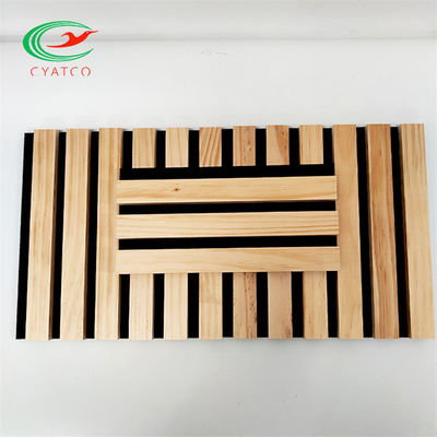 Bene durevole insonorizzato di legno dei pannelli acustici della stecca dell'hotel insipido