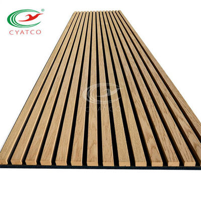 Materiale pratico antiacustico del poliestere del MDF dei pannelli di parete di legno del soffitto