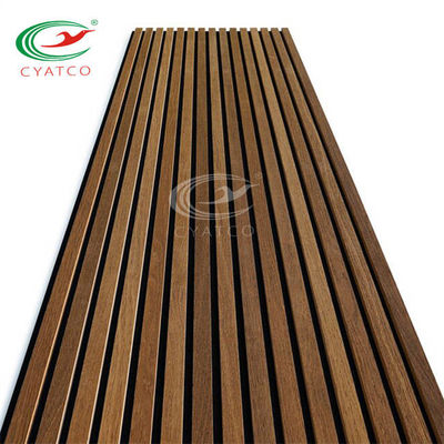 Materiale pratico antiacustico del poliestere del MDF dei pannelli di parete di legno del soffitto
