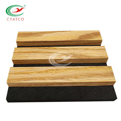 Parete acustica della stecca dell'impiallacciatura di legno decorativa resistente all'uso
