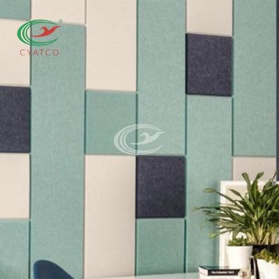 Mattonelle acustiche multicolori decorative per isolamento acustico non tossico