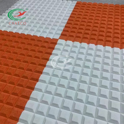 Il cubo 3D ha strutturato il pannello acustico della fibra di poliestere insonorizzato per KTV