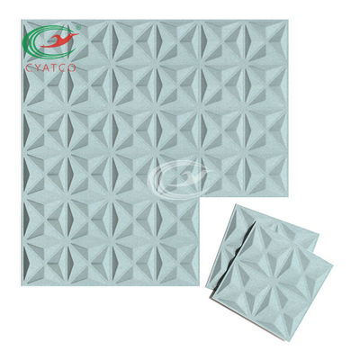 3D inoffensivo stabile Diamond Wall Panels, audio strati multicolori di assorbimento