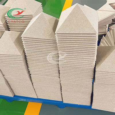 Cartone di fibra non tossico del poliestere della piramide, strati acustici inodori della fibra di poliestere