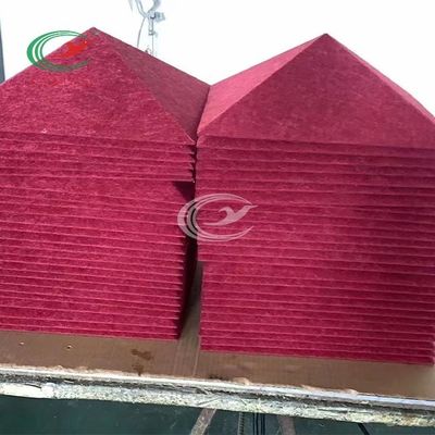 Cartone di fibra non tossico del poliestere della piramide, strati acustici inodori della fibra di poliestere