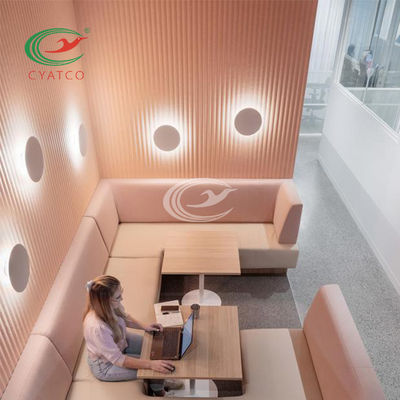 Decorativo multicolore strutturato ondulato a prova di fuoco interno dei pannelli di parete