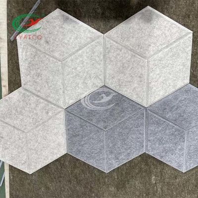 Pannelli sani di esagono non tossico a prova di fuoco, mattonelle acustiche di esagono multiuso