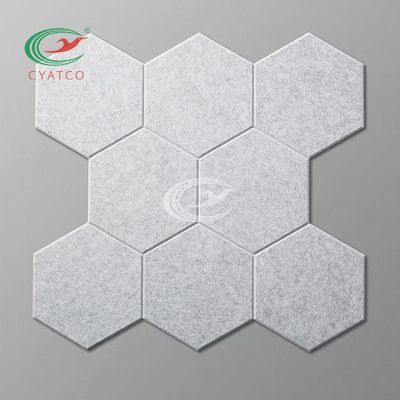 Pannelli sani di esagono non tossico a prova di fuoco, mattonelle acustiche di esagono multiuso