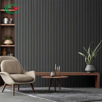 Stecche insonorizzate della parete della noce del MDF, pannelli di legno della stecca decorativa inodora