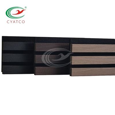 3D Wood Slat Wall Multifunzionale Unico pannello murario a piombo Pannello interno a griglia di grano di legno