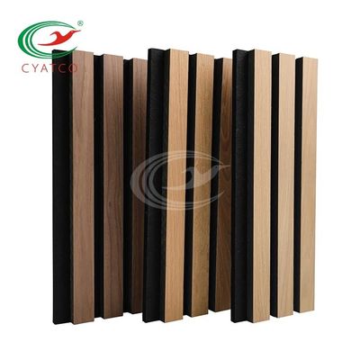 Il soffitto acustico dei pannelli di parete dell'alta durevolezza ha montato il pannello di legno resistente al fuoco
