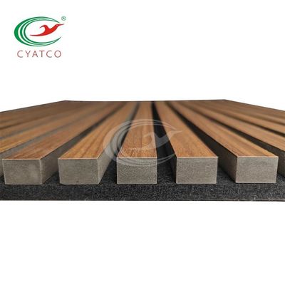 Pannelli di legno della scanalatura resistente al fuoco dei corridoi delle sale 2400 millimetri X 605 millimetri