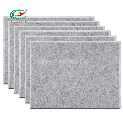 Padding anti-suono rettangolare grigio per la riduzione dell'eco dei soffitti