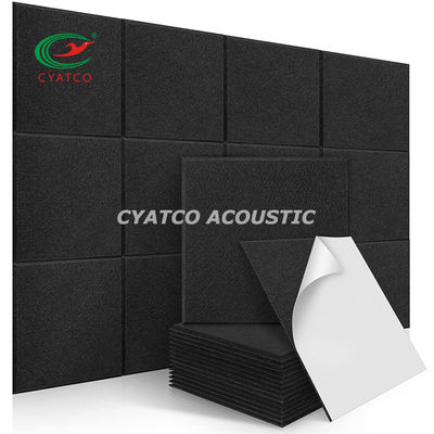Controllo Reverb Feltre Pannelli a parete Inodore 9mm Nero Polyeater Fibra Acustica Pannelli