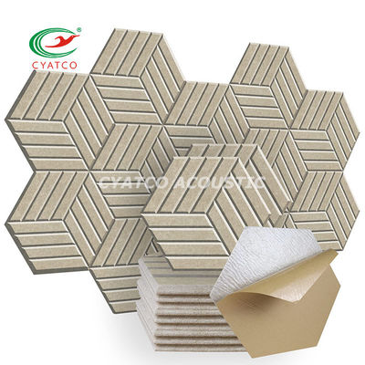 Prodotto ODM Self Adhesive Hexagon Acoustic Panels For Music Room